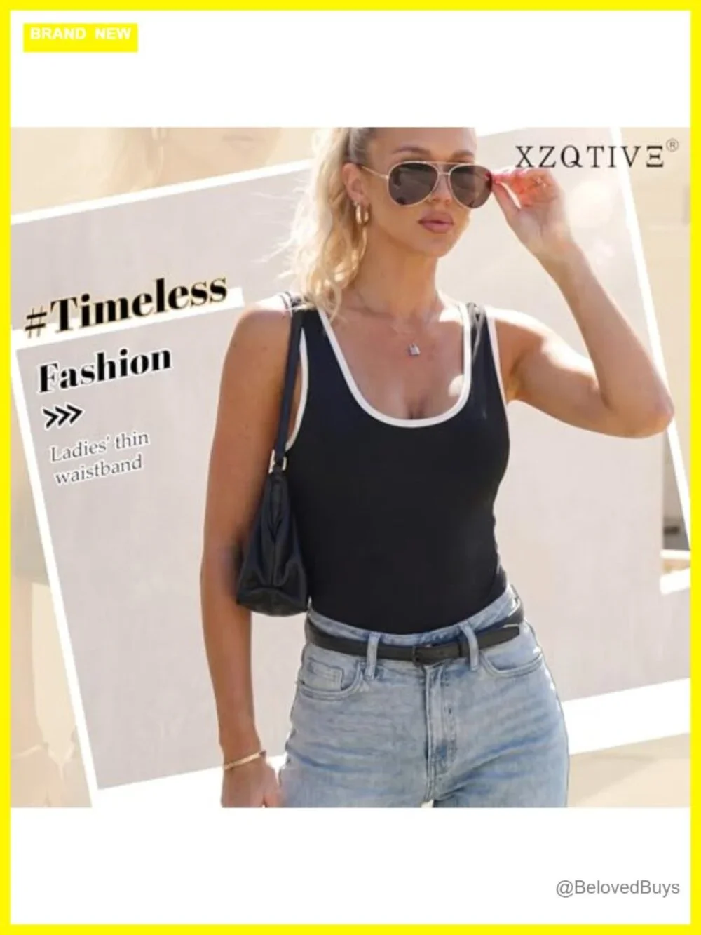 Women's Skinny Vegan Leather Belt with Matching Buckle for Jeans